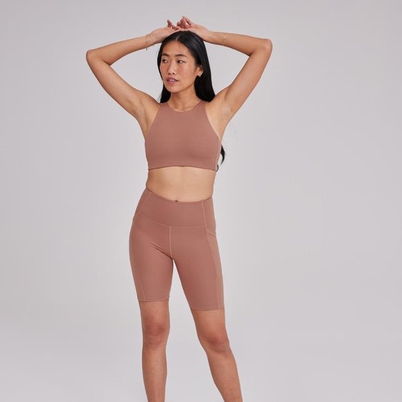 NWT Girlfriend Collective Topanga Bra Rosebud - Picture 2 of 2